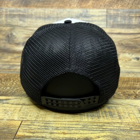 Defunct The Wiz Mens Trucker Hat Black Snapback Electronic Store Retro Logo Cap - Picture 5 of 8